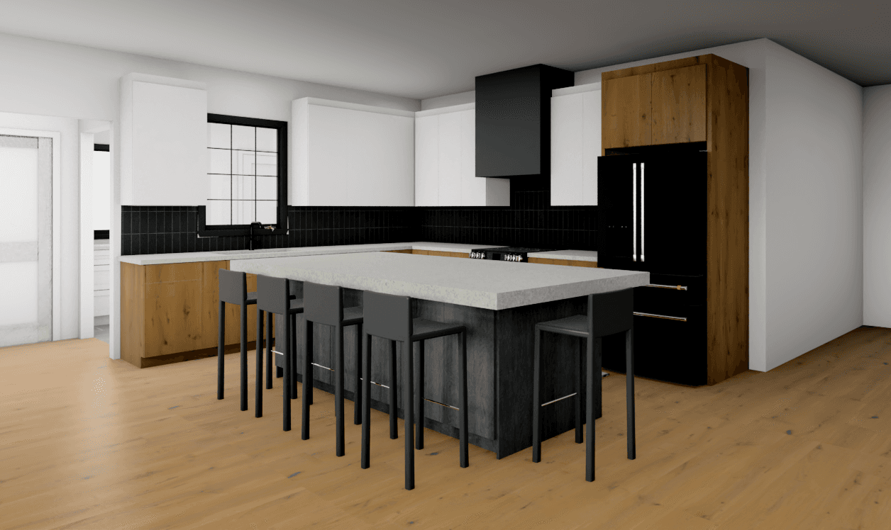 Rendering of kitchen